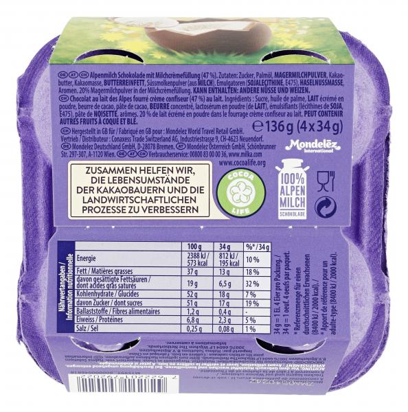 Milka Löffel Ei Milchcrème