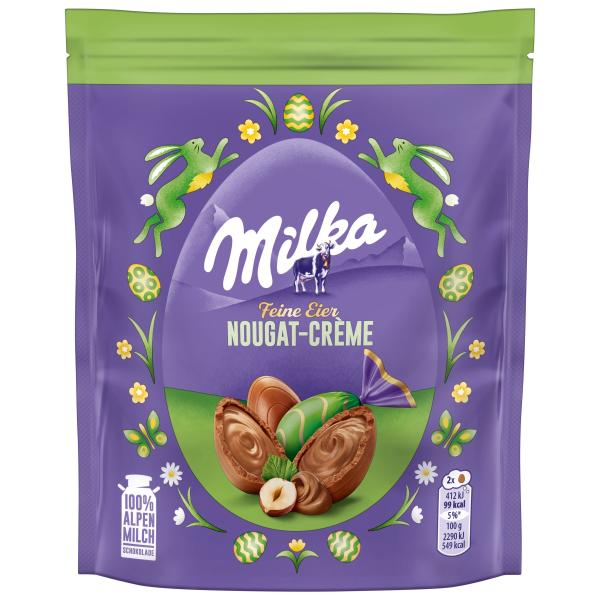 Milka Feine Eier Nougat-Crème