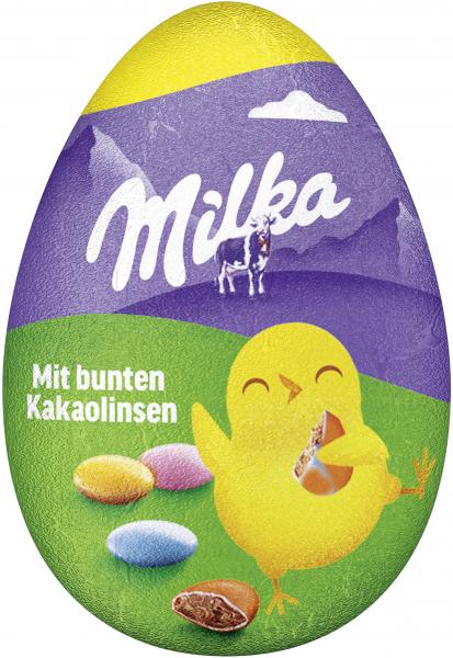 Milka Oster-Ei mit Schoko-Linsen