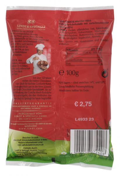 Lindt Lindor Mini-Eier Vollmilch