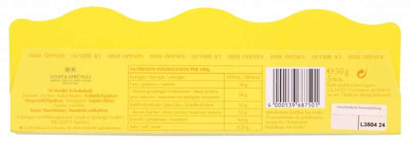 Lindt Mini Gold-Hase weiß 