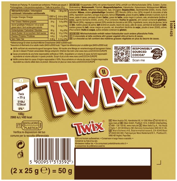 Twix Schokoriegel