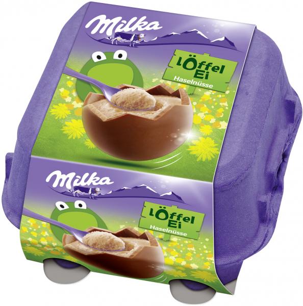 Milka Löffel Ei Haselnuss