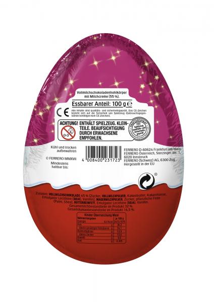 Kinder Überraschung Maxi-Ei für Mädchen