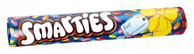 Nestlé Smarties Riesenrolle bunte Schokolinsen große Rolle