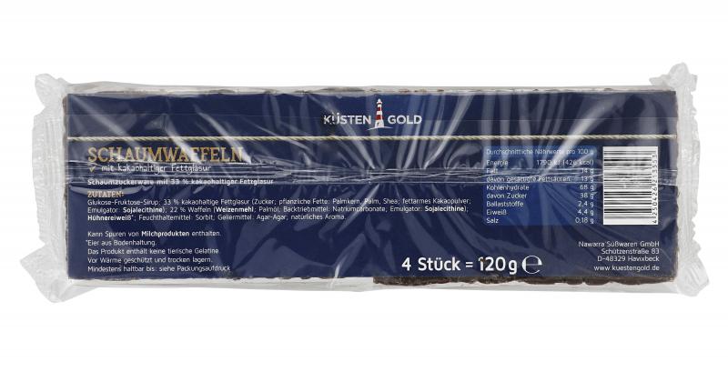Küstengold Schaumwaffeln
