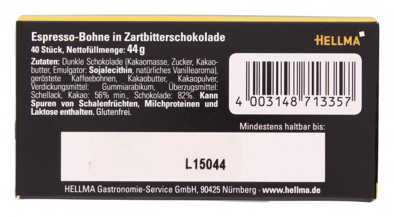 Hellma Espresso-Bohne schokoliert