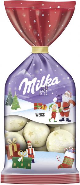 Milka Weihnachtskugeln Weiße Schokolade