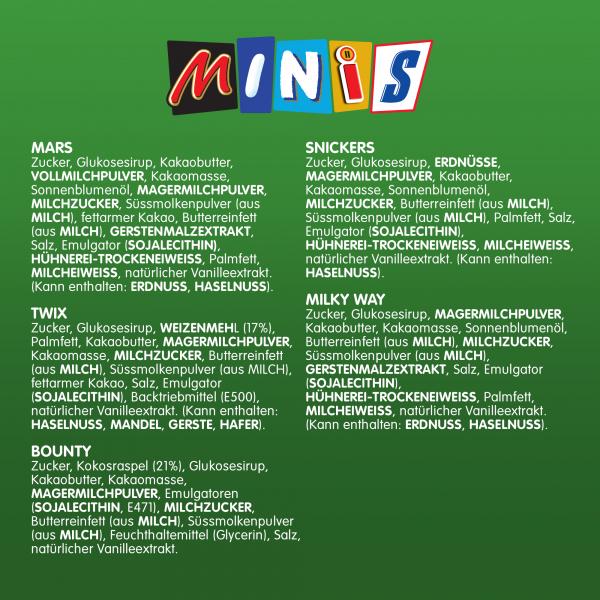 Mars Mixed Minis Schokoriegel