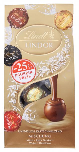 Lindt Lindor Kugeln Mischung Probierpreis