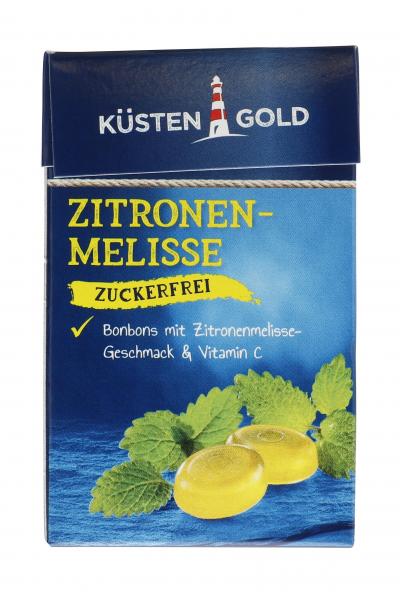 Küstengold Bonbons Zitronen-Melisse zuckerfrei