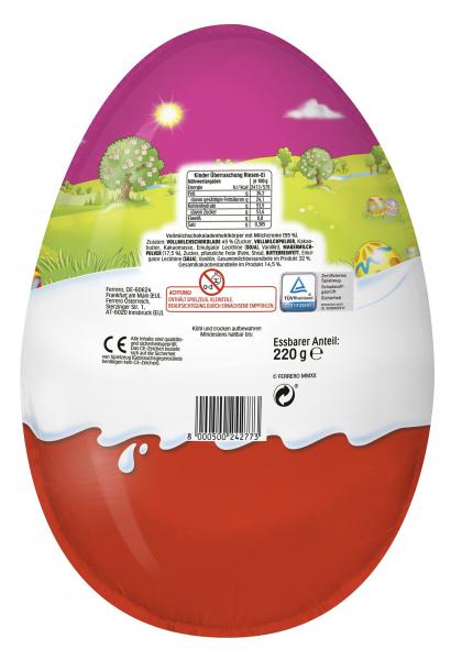 Kinder Überraschung Riesen-Ei Mädchen