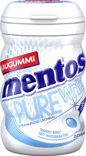 Mentos Kaugummi Pure White Sweet Mint  zuckerfrei