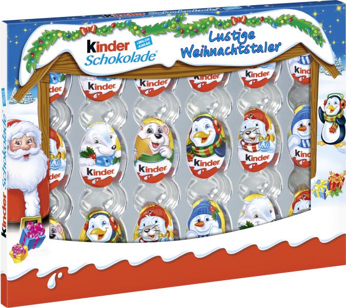 Kinder Schokolade Lustige Weihnachtstaler