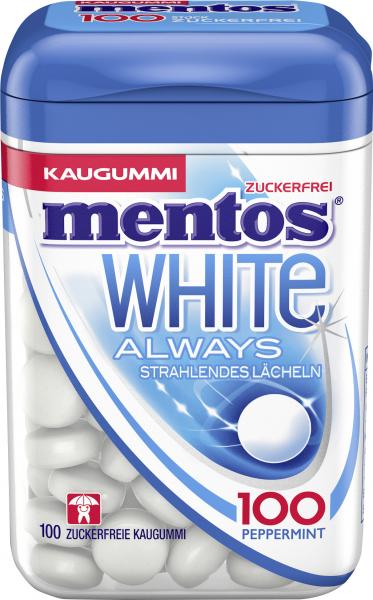 Mentos White Always Strahlendes Lächeln Peppermint