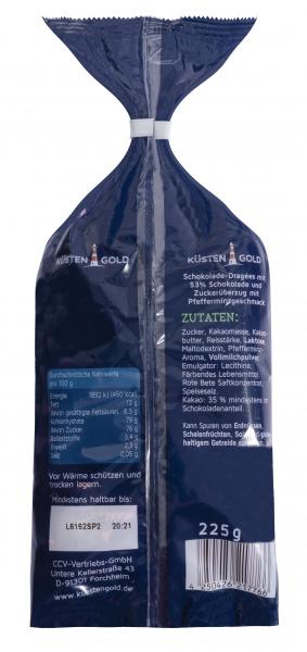 Küstengold Schokolinsen Pfefferminzgeschmack