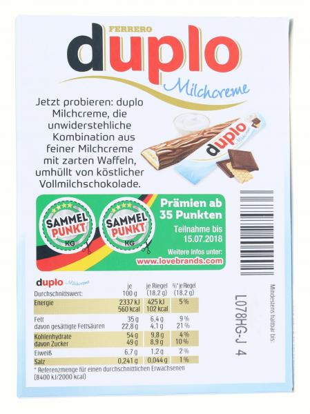Duplo Milchcreme Limited Edition