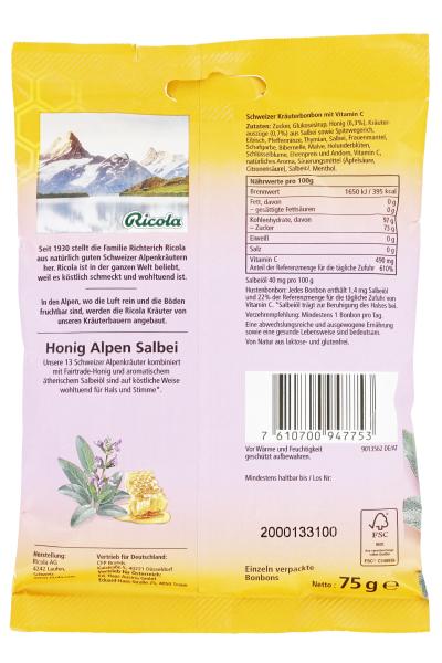 Ricola Honig Alpen Salbei 