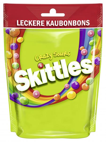 Skittles Crazy Sours Kaubonbons