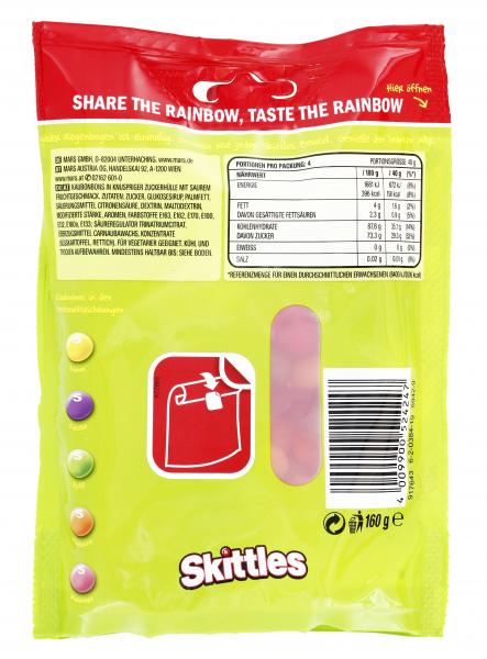Skittles Crazy Sours Kaubonbons