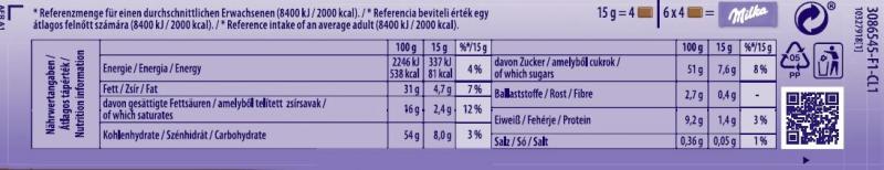 Milka Tafel Erdnuss Crisp