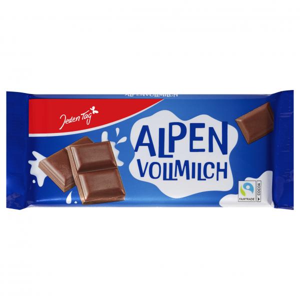 Jeden Tag Schokolade Alpenvollmilch
