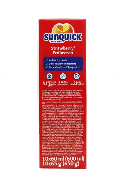 Sunquick Wassereis Erdbeeren