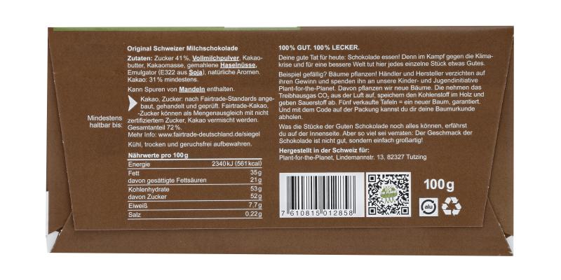 Plant for the Planet Die Gute Schokolade