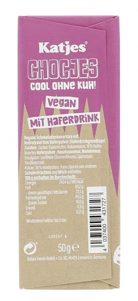 Katjes Chocjes Original Vegane Schokolade