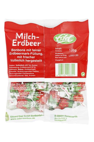 Edel Vollmilch-Erdbeer Bonbons