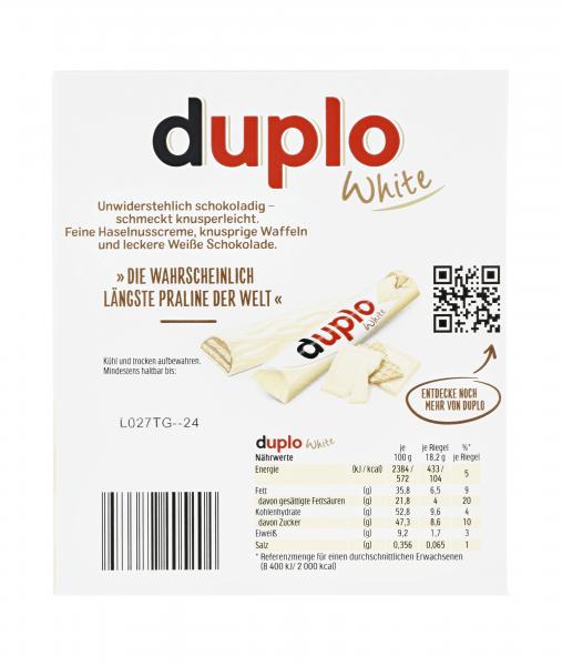Duplo White Big Pack 18 Riegel