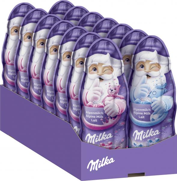 Milka Weihnachtsmann Alpenmilch
