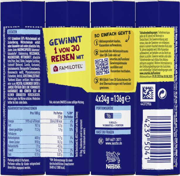 Smarties Multipack 4er