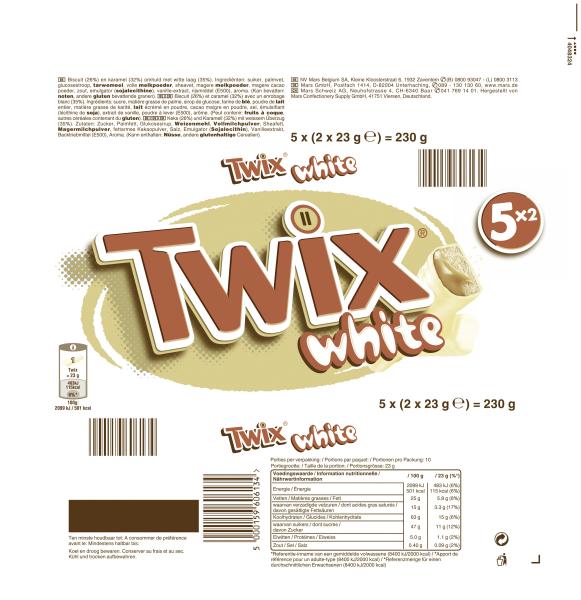 Twix White Riegel 5er