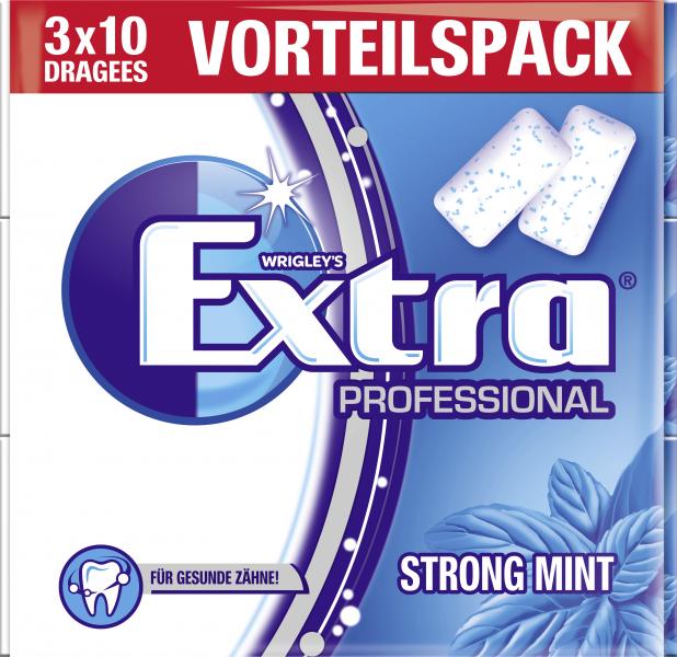 Wrigleys Extra Professional Strong Mint Dragees 