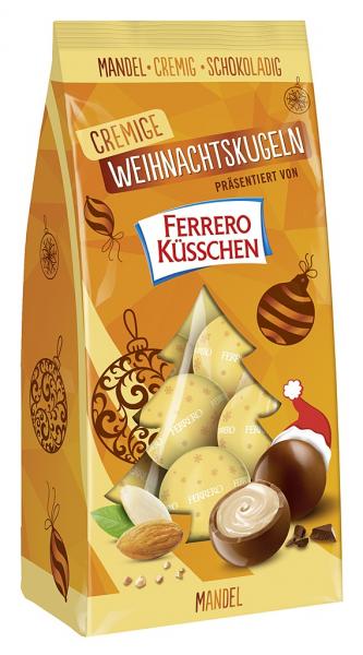 Ferrero Küsschen Cremige Weihnachtskugeln Mandel