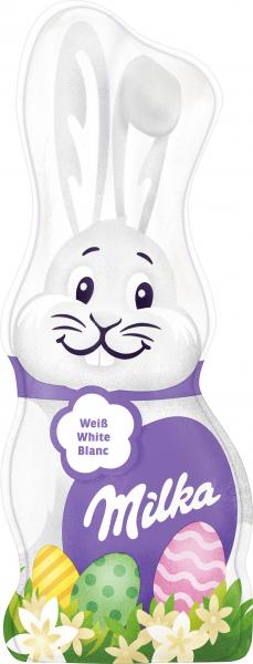 Milka Schmunzelhase Weiß