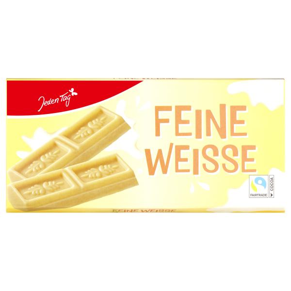 Jeden Tag Schokolade Feine Weiße