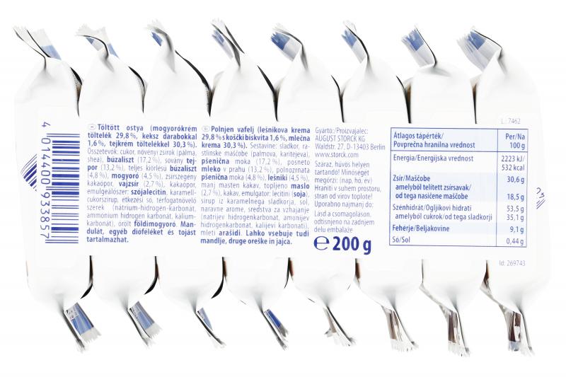 Knoppers Schnitte Black & White 8er