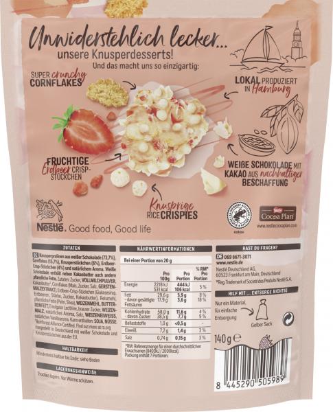 Nestlé Choco Crossies Crunchy Moments á la Strawberry Cheescake