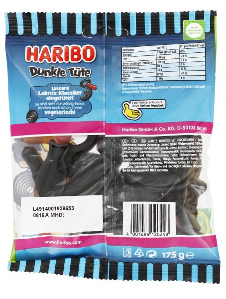 Haribo Dunkle Tüte