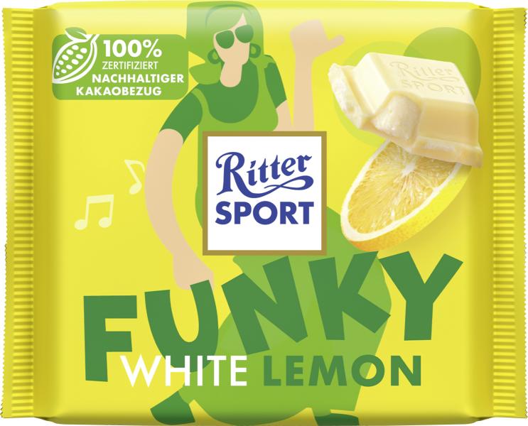 Ritter Sport Funky White Lemon