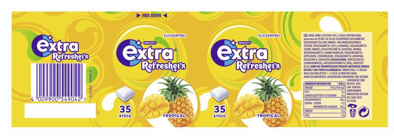 Wrigleys Extra Refreshers Tropical