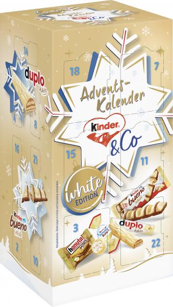 Ferrero Kinder & Co. Advents-Kalender White Edition