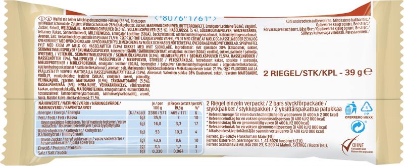 Kinder Bueno White 2er