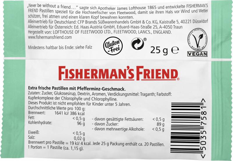 Fisherman's Friend Mint mit Zucker