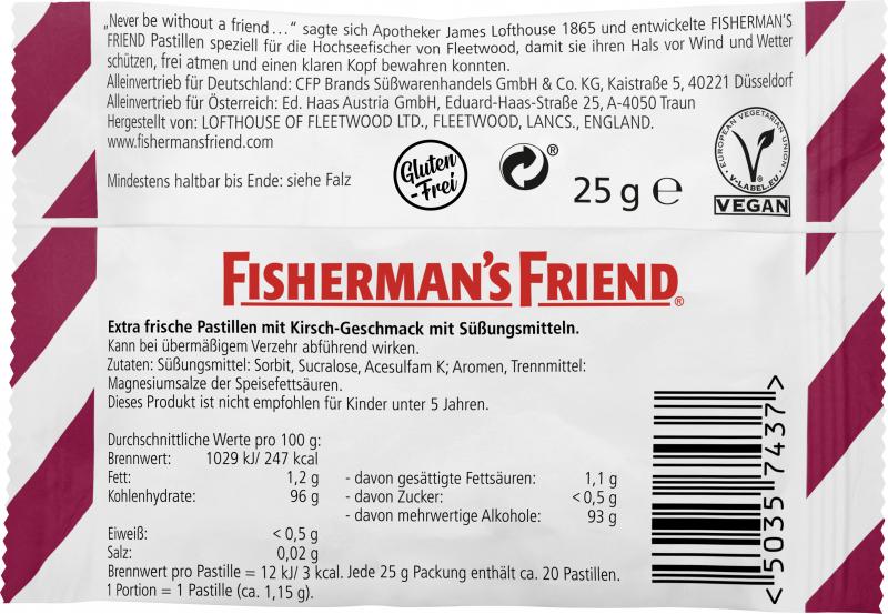 Fisherman's Friend Cherry ohne Zucker