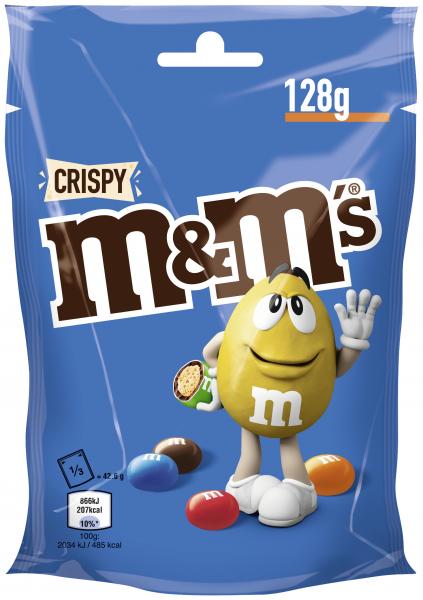 M&M's Crispy Standbeutel