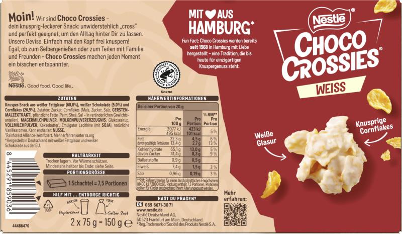 Nestlé Choco Crossies Weiß