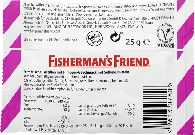 Fisherman's Friend Raspberry ohne Zucker